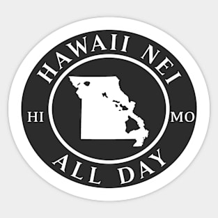 Roots Hawaii and Missouri by Hawaii Nei All Day Sticker